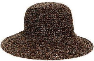 Nordstrom Rack Marled Straw Sun Hat in Dark Natural at Nordstrom Rack