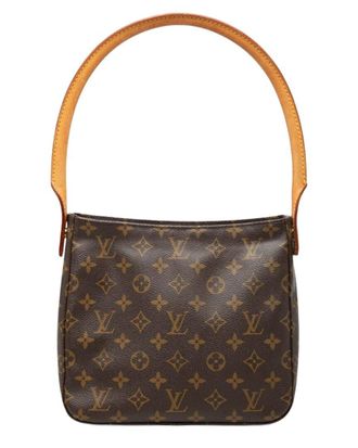 Louis Vuitton Brown Coated/Waterproof Canvas Looping Mm (Authentic Pre-Loved)