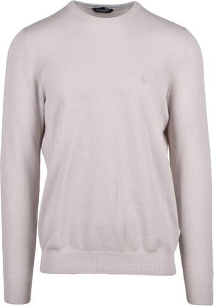 Harmont & Blaine Maglioncino Girocollo - Heren - Ronde hals truien - Beige - XL - Katoen - Truien & Vesten