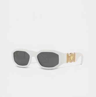 Versace Unisex Medusa Biggie Sunglasses In White