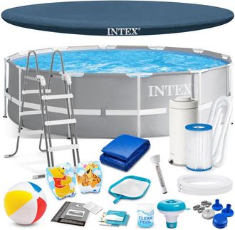 OEM Piscina De Jard&iacute;n Con Estructura De 366 X 99 Cm 17 En 1 Intex 26716