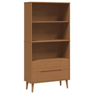 vidaXL Estanter&iacute;a Molde 85 X 35 X 170,5 Cm Madera De Pino Maciza Vidaxl