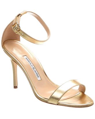 Manolo Blahnik Chaos 95 Leather Sandal