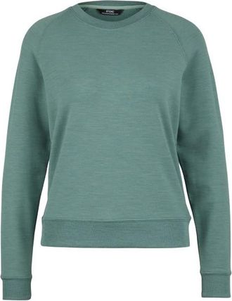 Stoic MerinoTerry285 AlavaaraSt. Crew Pullover Merinopullover für Damen | türkis