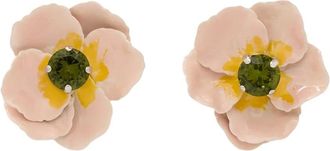 Simone Rocha Earrings, female, Multicolor, Size: ONE SIZE Blooming Poppy Earrings