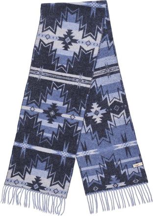 Faherty Stream Waters Star Nation Wool-Blend Scarf