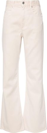 Isabel Marant Belvira high-rise bootcut jeans - women - Polyester/Lyocell/Cotton/Cotton - 42 - Neutrals