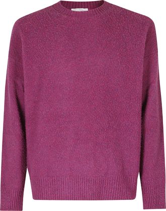 Roberto Collina Casentino Crew-Neck Ribbed Merino Wool Sweater