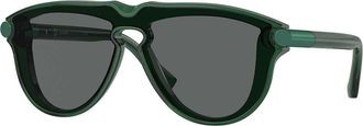 Burberry BE4427F Asian Fit 410487 Mens Sunglasses Green Size 136