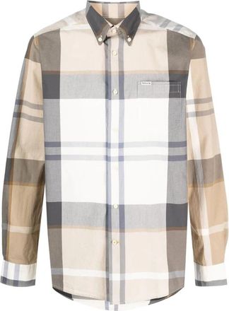 Barbour Shirts - Heren - Casual Overhemden - Veelkleurig - S - Katoen - Overhemden
