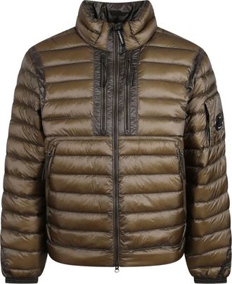 C.P. Company Piumino con zip - Marrone