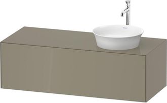 Duravit Tulip Blanco, Mueble De Pared, Ancho 1300 X Fondo 550mm, - Duravit