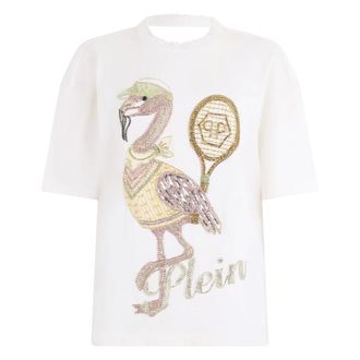 Philipp Plein Mujer, Camisetas, Blanco, Talla: XS