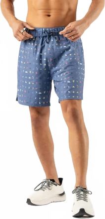 Rabbit Surfs Up Running Shorts In Bijou Blue