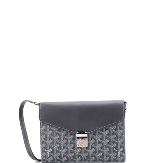 Goyard Chypre Wallet on Strap Coated Canvas with Leather