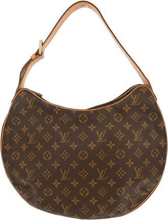 Louis Vuitton Croissant Handbag Monogram Canvas Brown Canvas Handbag (Pre-Owned)