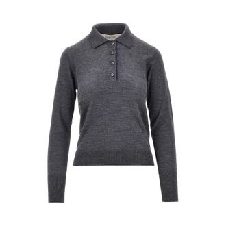 Golden Goose Ghislayne knitted polo shirt Woman S
