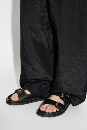 Paul Smith Leather Slides Malfa, Mens, Black