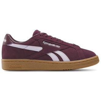 Reebok Womens Club C Grounds UK - Shoes Black Cherry/Black Cherry/Digital Gleam Size 11.0