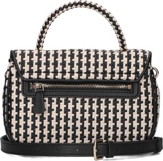 Guess Tassen, Dames, Zwart, ONE Size, Wol, Elegante Top Handle Flap Schoudertas