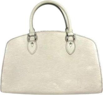 Louis Vuitton Pre-owned Vintage Boston Bag - Dames - Vintage Handtas - Wit - ONE Size - Leer - Vintage