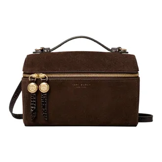 Tory Burch Dames, Tassen, Bruin, Maat: ONE Size Su&egrave;de