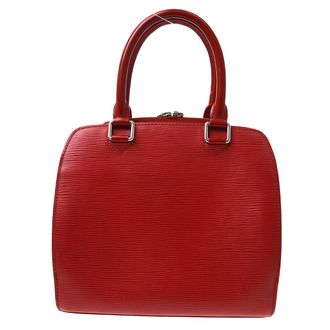 Louis Vuitton Pont Neuf Epi Red Leather Handbag (Pre-Owned)
