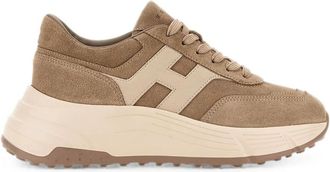 Hogan Beige Logo Sneakers