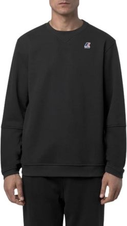 K-Way Nael Brushed Pc Fleece - - Sweatshirts & Hoodies - Uomo - Nero - M