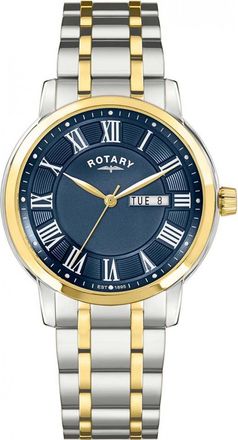 Rotary RGB10021-05 Mens Heritage Watch - Silver - One Size