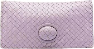 Bottega Veneta Pre-owned Borsa a mano in nappa intrecciata - - Pre-owned - Donna - Viola - ONE SIZE