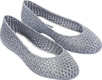 Melissa Tao + Jason Wu Silver Glitter 32828-51968 Womens