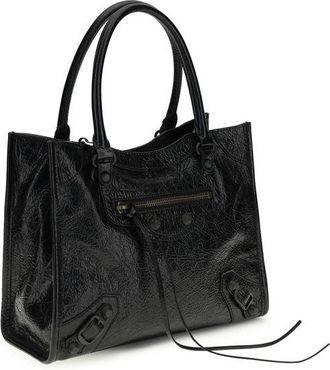 Balenciaga Womens Black Lamb Ovis Aries Shoulder Bag