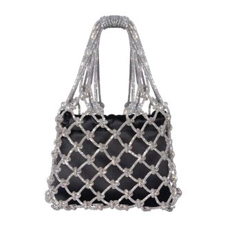 Hibourama Bags Carrie Bag - Dames - Tassen - Zwart - Maat: ONE Size Satijn