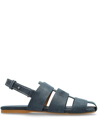 J.W.Anderson caged sandals - Blue