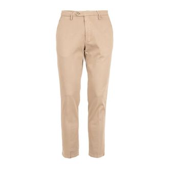 Michael Coal Heren, Broeken, Beige, Maat: W31