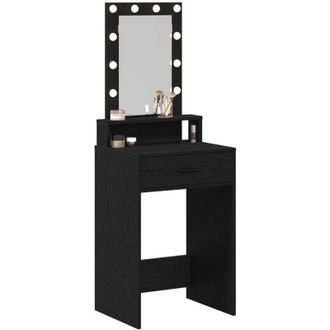 vidaXL Vidaxl - Dressing Table Black 50 x 41 x 140 cm Engineered wood