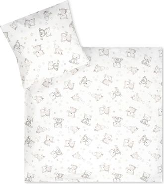 Julius Zöllner Kinderbettwäsche »Häschen und Eule« 2 Stk. tlg. mit Hasen und Eule