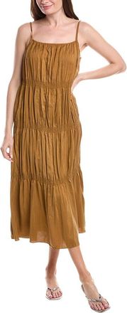 Eileen Fisher Eileen Fisher Smocked Silk Dress