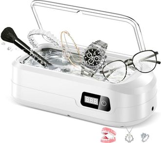 OEM Limpiador Ultras&oacute;nico, Limpiador Ultras&oacute;nico De 49000 Hz, Limpiador Ultras&oacute;nico De 600 Ml, Limpiador Ultras&oacute;nico Para Gafas, Con 4 Configuraciones De 