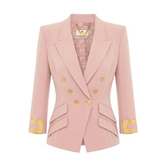 Elisabetta Franchi Mujer, Chaquetas, Rosa, Talla: XL