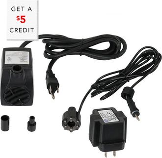 Sunnydaze Submersible Fountain/Aquarium Pump with 6 White LED Lights with $5 Credit