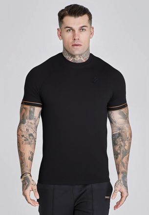Siksilk Mens Black Tech T-Shirt XXL