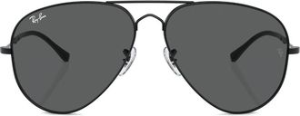 Ray-Ban Old Aviator pilot-frame glasses - unisex - Metal - 62 - Black