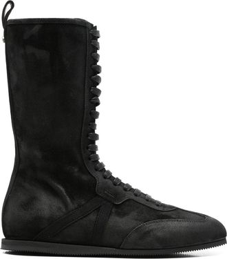 Ann Demeulemeester Fides Soft High Top Boxing Sneakers
