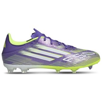 adidas Mens adidas F50 League FG - Soccer Shoes Purple Rush/White Size 10.0