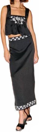 Ciao Lucia Elly Maxi Skirt In Black
