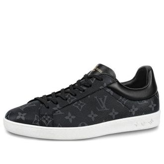 Louis Vuitton Luxembourg Sneakers Black Logo Monogram 1A4PAT