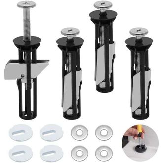 OEM Tornillos De Acero Inoxidable Para Asiento De Inodoro - Kit De 4 Tornillos De Repuesto - Crezuo