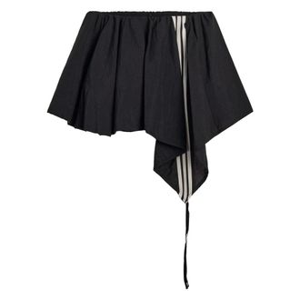 Yohji Yamamoto Balloon Skort - female - Y-3 - Short Skirts - Black - M - Skirts